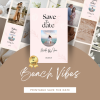 Beach Vibes 1 - Save the Date